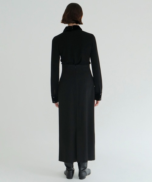 VELOR COLLAR KNIT TOPS（ニット/セーター）｜CLANE（クラネ）の