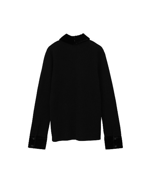 VELOR COLLAR KNIT TOPS（ニット/セーター）｜CLANE（クラネ）の