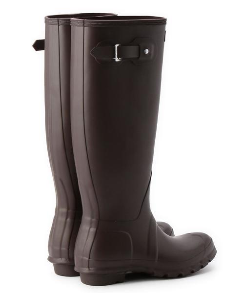 HUNTER（ハンター）の「ハンター/HUNTER ORIGINAL TALL（レインシューズ・レディース・ブラック/ダークブラウン・23cm/24cm/25cm）」の3枚目の写真