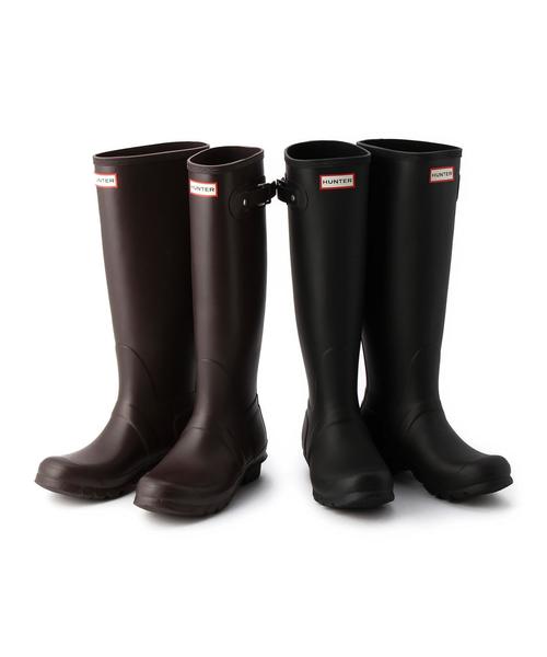 HUNTER（ハンター）の「ハンター/HUNTER ORIGINAL TALL（レインシューズ・レディース・ブラック/ダークブラウン・23cm/24cm/25cm）」の6枚目の写真
