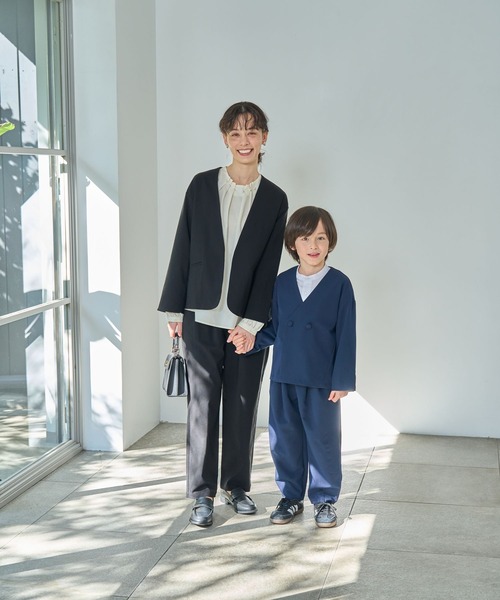 studio CLIP（スタディオクリップ）の「【みんなのリクエストパンツ】洗える楽ストレッチパンツ[プラス・トールサイズあり]《オケージョン2025》（その他パンツ・レディース・ネイビー/グレー/ブラック/ライトベージュ・SMALL/MEDIUM/LARGE/X-LARGE/XX-LARGE/XXX-LARGE/TF）」の10枚目の写真