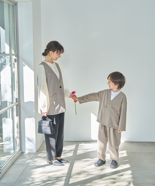 studio CLIP（スタディオクリップ）の「【みんなのリクエストパンツ】洗える楽ストレッチパンツ[プラス・トールサイズあり]《オケージョン2025》（その他パンツ・レディース・ネイビー/グレー/ブラック/ライトベージュ・SMALL/MEDIUM/LARGE/X-LARGE/XX-LARGE/XXX-LARGE/TF）」の7枚目の写真