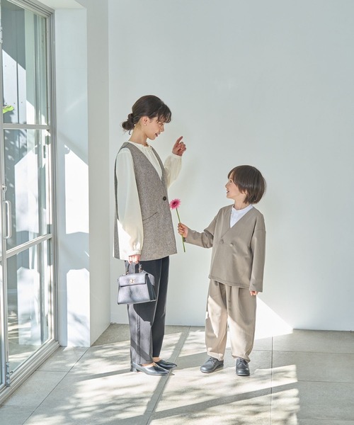 studio CLIP（スタディオクリップ）の「【みんなのリクエストパンツ】洗える楽ストレッチパンツ[プラス・トールサイズあり]《オケージョン2025》（その他パンツ・レディース・ネイビー/グレー/ブラック/ライトベージュ・SMALL/MEDIUM/LARGE/X-LARGE/XX-LARGE/XXX-LARGE/TF）」の6枚目の写真