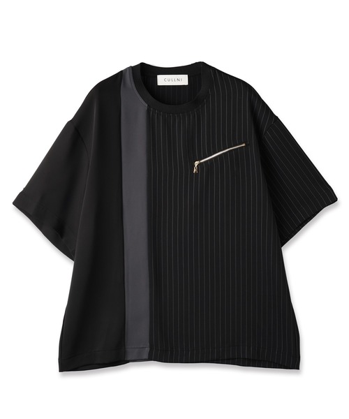 CULLNI シャツ セール】High Count Stretch Twill Asymmetrical Pullover（T