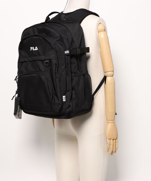 FILA(フィラ)の「【FILA/フィラ】クリアポーチ付きスクールリュック/通勤・通学/バックパック(バックパック/リュック・レディース・サックスブルー/ブラック/パープル・FREE)」の9枚目の写真