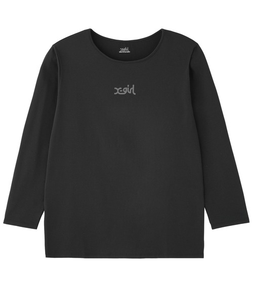 ❗️期間限定SALE❗️ワールド ツアー ロングTシャツ ブラック XLサイズ X-GIRL/エックスガール 水陸両用 UVケア ロンT 155251013004（T