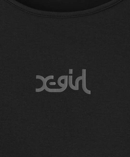 tシャツ X-GIRL/エックスガール 水陸両用 UVケア ロンT 155251013004 レディース X-GIRL/エックスガール 水陸両用 UVケア ロンT 155251013004（T