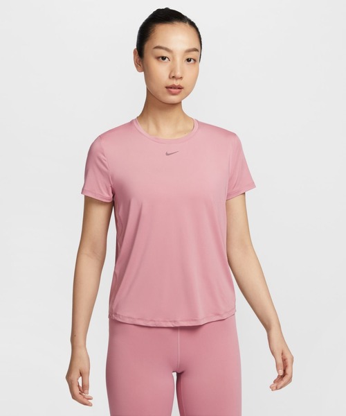 NIKE(ナイキ)の「ナイキ NIKE ナイキ ワン DF S/S スリム トップ(Tシャツ/カットソー・レディース・ブラウン/スモークピンク・S/M/L)」の2枚目の写真