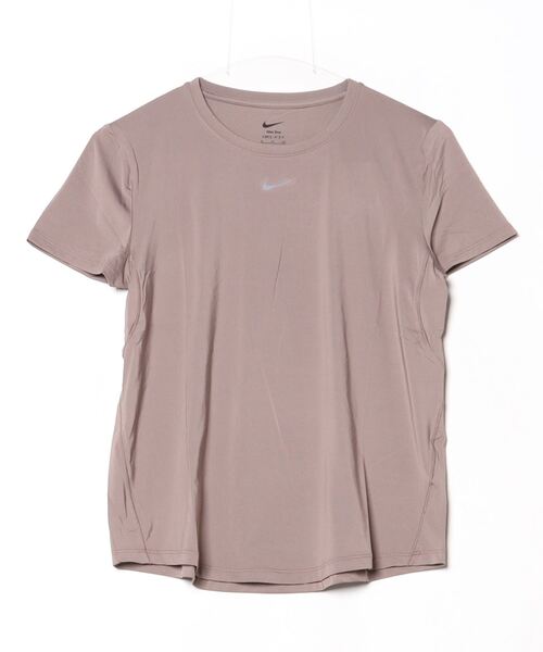 NIKE(ナイキ)の「ナイキ NIKE ナイキ ワン DF S/S スリム トップ(Tシャツ/カットソー・レディース・ブラウン/スモークピンク・S/M/L)」の14枚目の写真