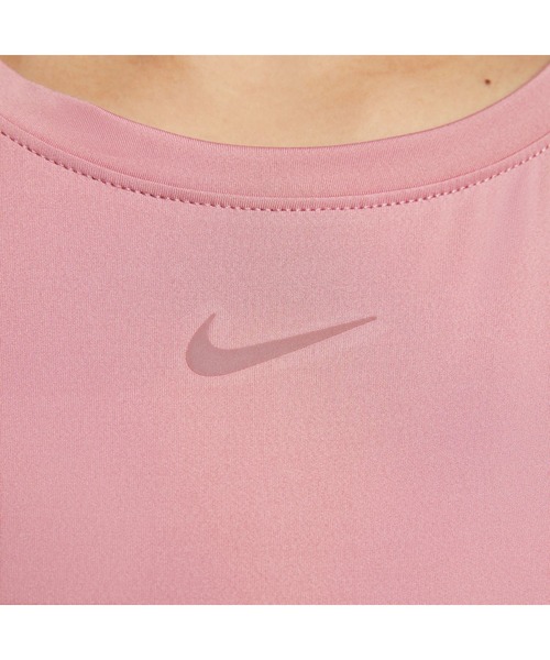NIKE(ナイキ)の「ナイキ NIKE ナイキ ワン DF S/S スリム トップ(Tシャツ/カットソー・レディース・ブラウン/スモークピンク・S/M/L)」の8枚目の写真