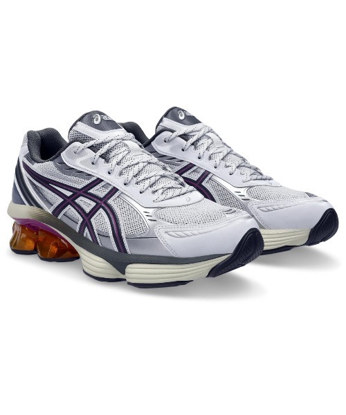 ASICS(アシックス)の「ASICS GEL-KINETIC FLUENT(アシックス ゲルキネティック フルーエント)(スニーカー・メンズ・グレー系/ホワイト系・25.5cm/24.5cm/28.5cm/26.5cm/26cm/23.5cm/25cm/27cm/27.5cm/28cm/29cm/24cm)」の1枚目の写真