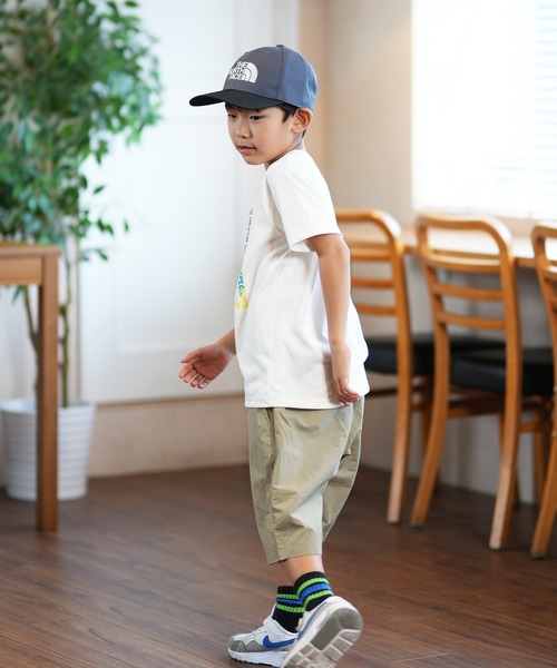 THE NORTH FACE(ザノースフェイス)の「THE NORTH FACE/ザ・ノース・フェイス S/S GETMOTED GRP T キッズ Tシャツ NTJ32575(Tシャツ/カットソー・キッズ・ブラック/オフホワイト・130cm/140cm/150cm/160cm)」の5枚目の写真