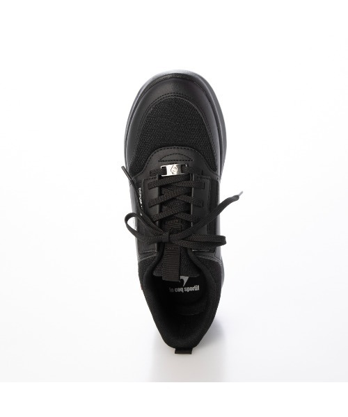 le coq sportif(ルコックスポルティフ)の「メッシュスリッポンスニーカー(LCS マルヌ)(スリッポン・レディース・ベージュ/ブラック/ネイビー×ホワイト/レッド系その他・22.5cm/23cm/23.5cm/24cm/24.5cm)」の7枚目の写真