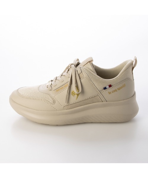 le coq sportif(ルコックスポルティフ)の「メッシュスリッポンスニーカー(LCS マルヌ)(スリッポン・レディース・ベージュ/ブラック/ネイビー×ホワイト/レッド系その他・22.5cm/23cm/23.5cm/24cm/24.5cm)」の10枚目の写真