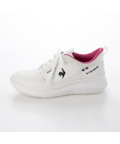 le coq sportif(ルコックスポルティフ)の「メッシュスリッポンスニーカー(LCS マルヌ)(スリッポン・レディース・ベージュ/ブラック/ネイビー×ホワイト/レッド系その他・22.5cm/23cm/23.5cm/24cm/24.5cm)」の15枚目の写真