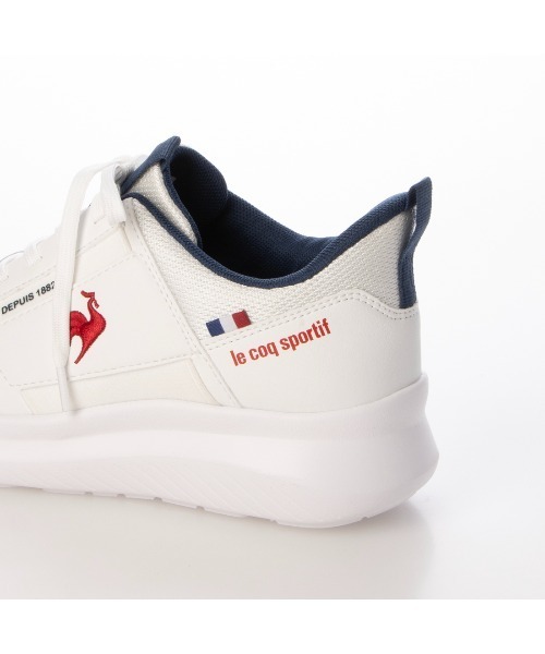 le coq sportif(ルコックスポルティフ)の「メッシュスリッポンスニーカー(LCS マルヌ)(スリッポン・レディース・ベージュ/ブラック/ネイビー×ホワイト/レッド系その他・22.5cm/23cm/23.5cm/24cm/24.5cm)」の21枚目の写真