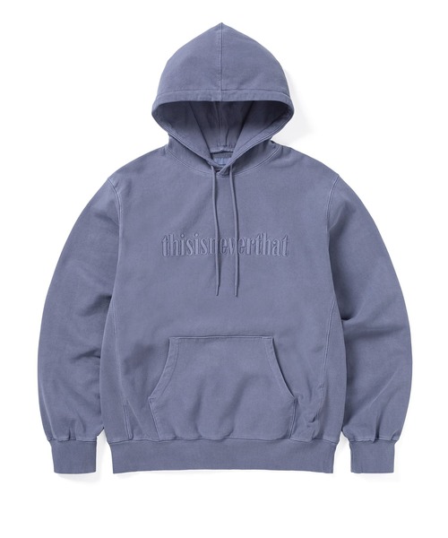 Overdyed Embroidery Hoodie（パーカー）｜thisisneverthat