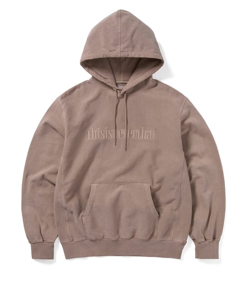 セール】Overdyed Embroidery Hoodie（パーカー