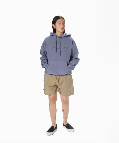 【THISISNEVERTHAT】インディゴ染めジップアップパーカーウォ セール】DSN-Logo Zip Up Hoodie（パーカー）｜thisisneverthat