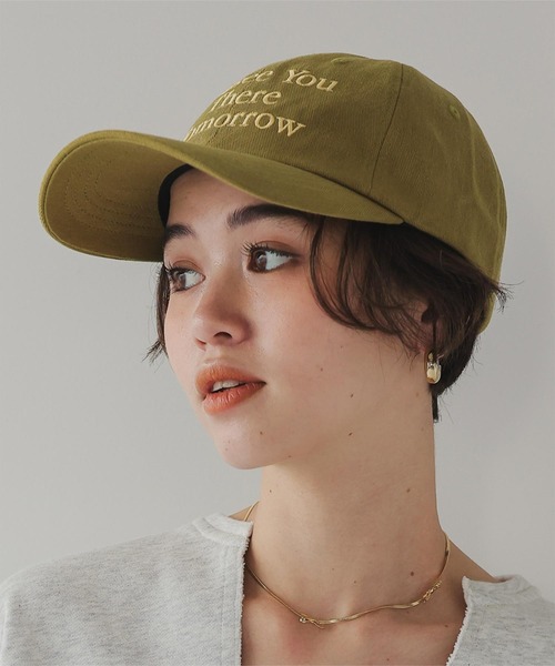 titivate(ティティベイト)の「刺繍ロゴキャップ(キャップ・レディース・ブラウン/ブルー/カーキ/アイボリー・FREE)」の3枚目の写真