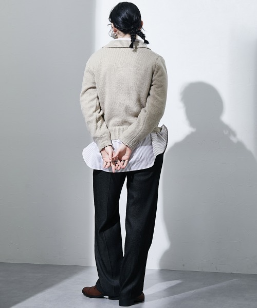 TTOL（トール）の「スキッパーニットトップス（ニット/セーター・レディース・ベージュ・M）」の11枚目の写真