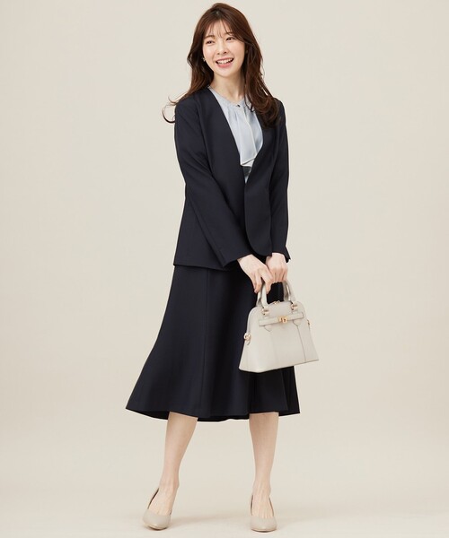 ANY SIS(エニィスィス)の「【洗える】バイカラーラッフルボウ ブラウス(シャツ/ブラウス・レディース・ネイビー系/スカイブルー系/ピンク系/アイボリー系5・2)」の21枚目の写真