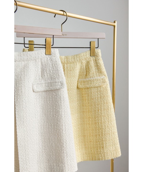 Shimmer Tweed Skirt（スカート）｜Her lip to（ハーリップトゥー）の