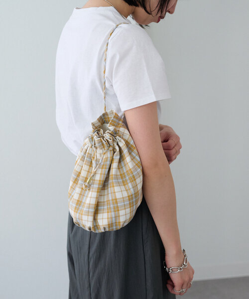 Omekashi ミニ巾着BAG 刺繍　新品未使用 セール】ミニ巾着BAG（トートバッグ）｜Omekashi（オメカシ）の