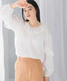 URBAN RESEARCH ROSSO / アーバンリサーチ ロッソ フリルブラウス URBAN RESEARCH ROSSO WOMEN｜アーバンリサーチ ロッソのシャツ