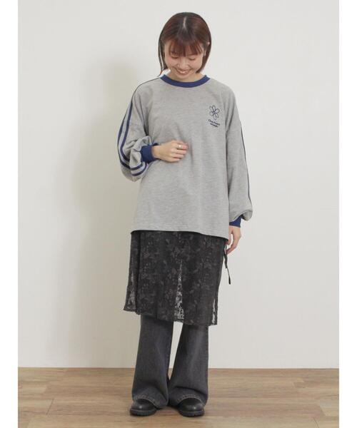 Samansa Mos2(サマンサ モスモス)の「【M/Lサイズ】レーススカートセットデニムパンツ(その他パンツ・レディース・ブラック/サックスブルー・L/M)」の18枚目の写真