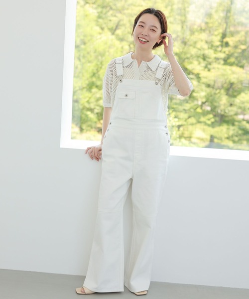 LEPSIM(レプシィム)の「スパンコールポロニット 132266(ポロシャツ・レディース・オフホワイト/グレー・FREE)」の6枚目の写真