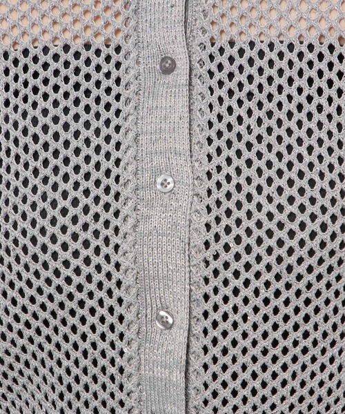 LEPSIM(レプシィム)の「スパンコールポロニット 132266(ポロシャツ・レディース・オフホワイト/グレー・FREE)」の20枚目の写真