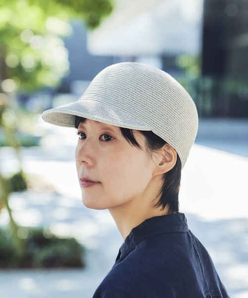日本製 つば短キャップ アガット Agate