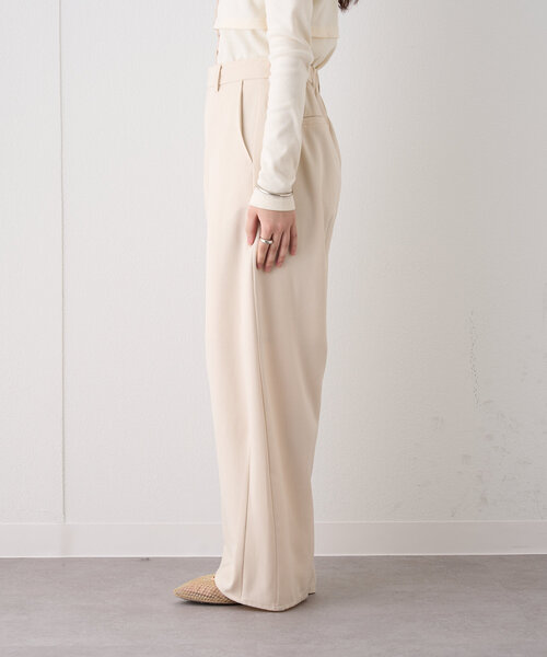 mystic(ミスティック)の「カーブスラックス3(スラックス・レディース・アイボリー/ブラック/チャコールグレー/ピンク・0/1/2)」の8枚目の写真