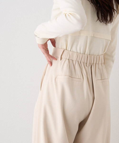 mystic(ミスティック)の「カーブスラックス3(スラックス・レディース・アイボリー/ブラック/チャコールグレー/ピンク・0/1/2)」の10枚目の写真