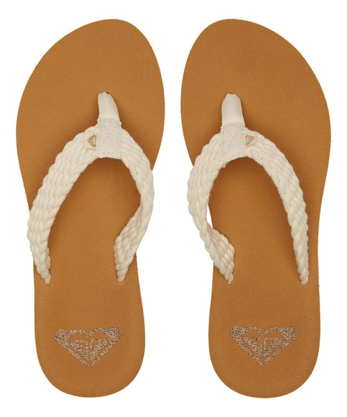 ROXY（ロキシー）の「PORTO PLATFORM/ロキシー厚底ビーサン（ビーチサンダル）（サンダル・レディース・ブラック/ホワイト・23cm/24cm/25cm）」の3枚目の写真