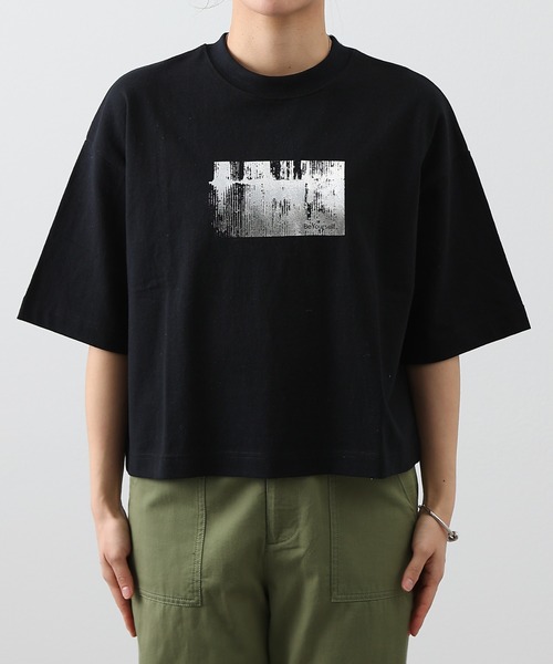 COLONY 2139（コロニートゥーワンスリーナイン）の「箔プリントTシャツ（Tシャツ/カットソー・レディース・ブラック/チャコールグレー/ホワイト・FREE）」の16枚目の写真