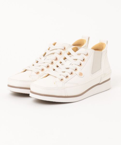 セール】【bussola】撥水サイドゴアミドルカットスニーカー(955804