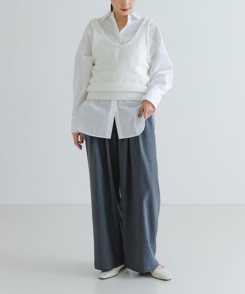 URBAN RESEARCH(アーバンリサーチ)の「ブロードオーバーシャツ(シャツ/ブラウス・レディース・ライトブルー/オフホワイト・FREE)」の7枚目の写真