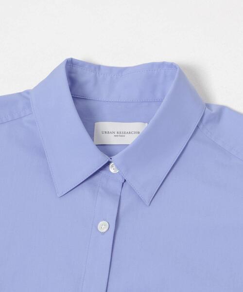 URBAN RESEARCH(アーバンリサーチ)の「ブロードオーバーシャツ(シャツ/ブラウス・レディース・ライトブルー/オフホワイト・FREE)」の17枚目の写真
