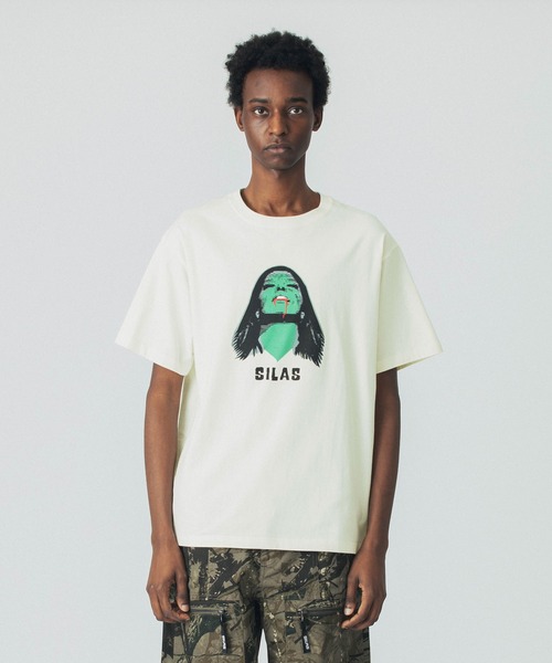 SILAS(サイラス)の「CRYSTAL S/S TEE(Tシャツ/カットソー・メンズ・ホワイト/オフホワイト/ブラック・M/L/XL)」の7枚目の写真