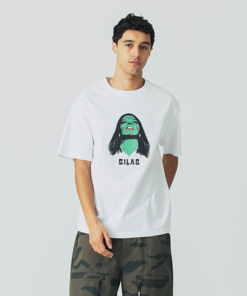 SILAS(サイラス)の「CRYSTAL S/S TEE(Tシャツ/カットソー・メンズ・ホワイト/オフホワイト/ブラック・M/L/XL)」の9枚目の写真