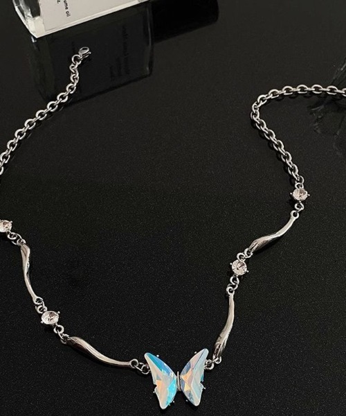 FreeZone（フリーゾーン）の「蝶 ネックレス（ネックレス・メンズ・シルバー・FREE）」の10枚目の写真