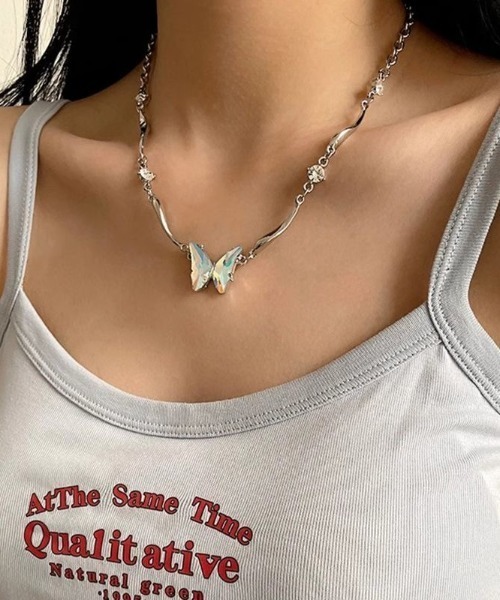 FreeZone（フリーゾーン）の「蝶 ネックレス（ネックレス・メンズ・シルバー・FREE）」の3枚目の写真