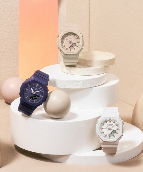 G-SHOCK(ジーショック)の「GMA-P2100シリーズ / GMA-P2100M-7AJF(アナログ腕時計・レディース・ホワイト・FREE)」の3枚目の写真