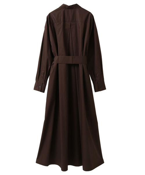 1er Arrondissement（プルミエアロンディスモン）の「ハイポリコットンシャツドレス（ドレス・レディース・ダークネイビー/イエロー系その他5/ダークブラウン・38/36）」の17枚目の写真