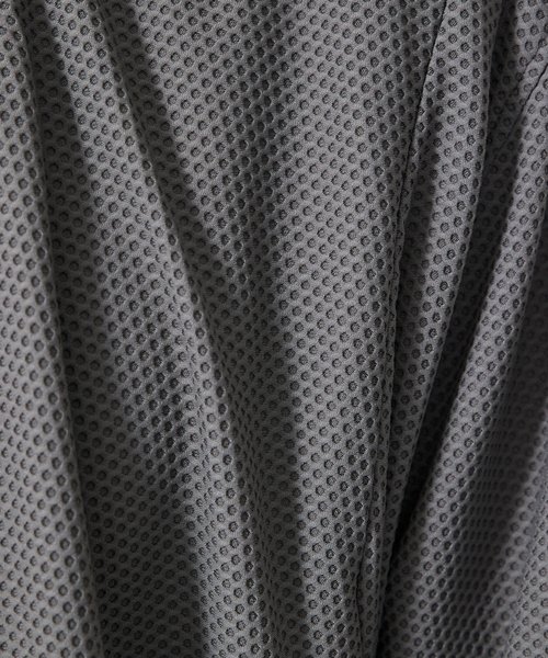 DESIGNWORKS（デザインワークス）の「【セットアップ対応】ナイロン トリコットメッシュ アクティブブルゾン / ウォッシャブル / ストレッチ（ブルゾン・メンズ・ストライプ/ブラック/グレー・46/48/50）」の13枚目の写真