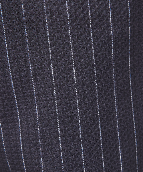 DESIGNWORKS（デザインワークス）の「【セットアップ対応】ナイロン トリコットメッシュ アクティブブルゾン / ウォッシャブル / ストレッチ（ブルゾン・メンズ・ストライプ/ブラック/グレー・46/48/50）」の7枚目の写真