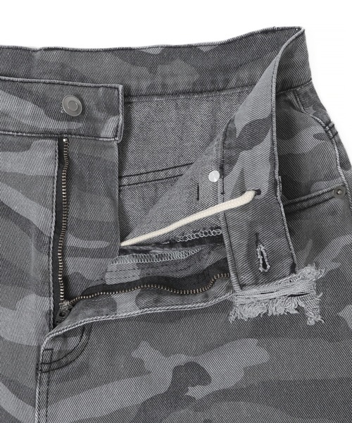 SHORT ROUND（ショートラウンド）の「SHORT ROUND/ドッキングデニムパンツ（デニムパンツ・メンズ・ブラック系3・LARGE/MEDIUM）」の3枚目の写真