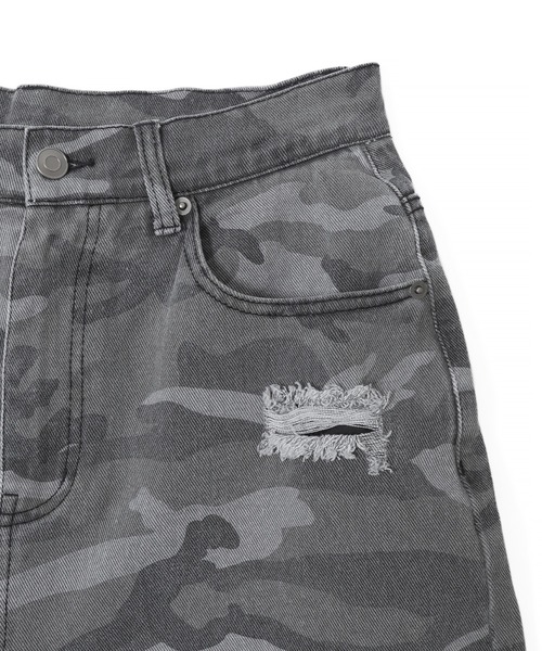 SHORT ROUND（ショートラウンド）の「SHORT ROUND/ドッキングデニムパンツ（デニムパンツ・メンズ・ブラック系3・LARGE/MEDIUM）」の5枚目の写真